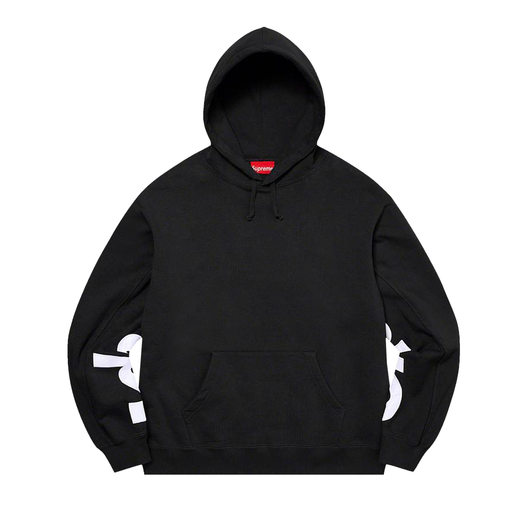 Supreme Cropped Panels Hooded Sweatshirt 'Black' | Men's Size M
