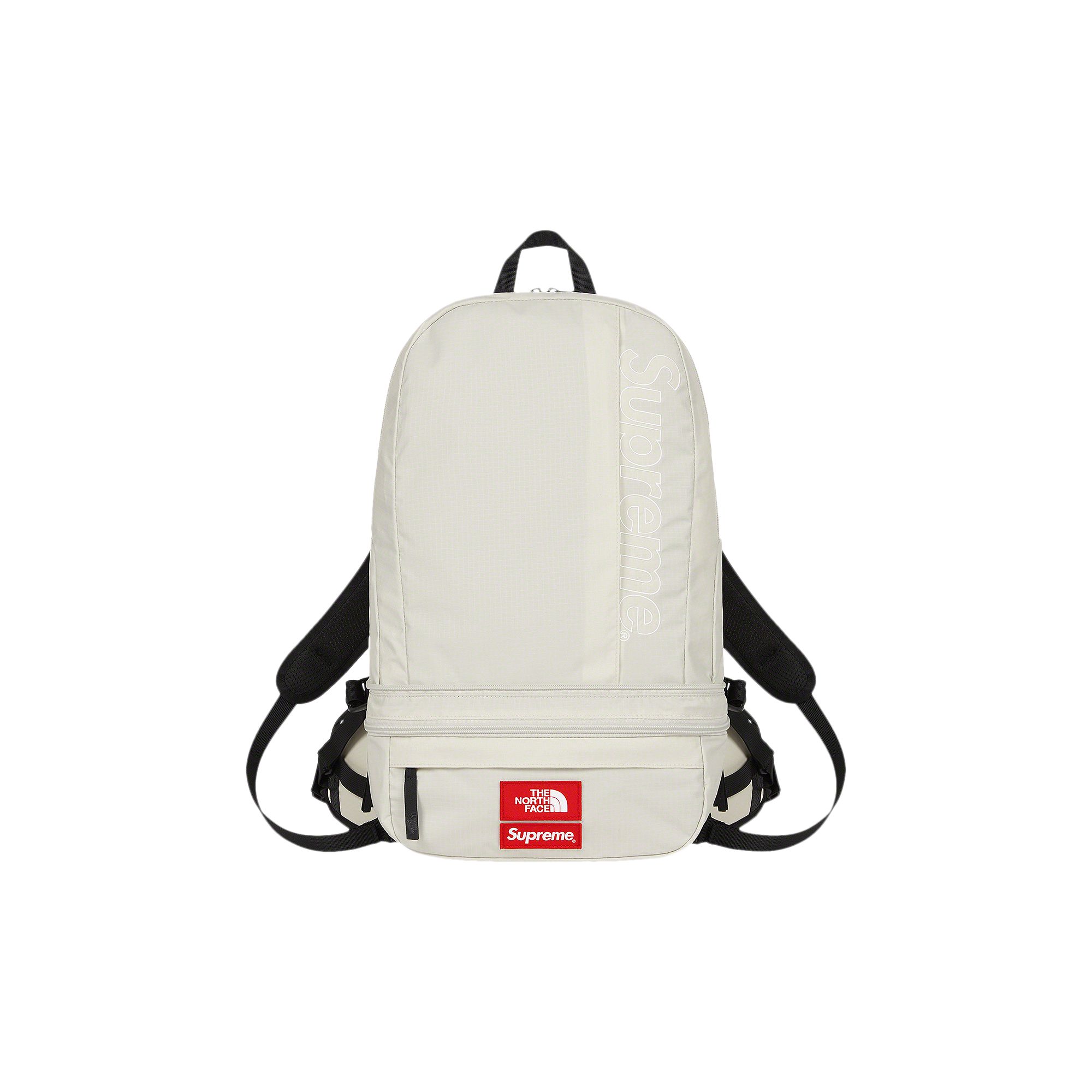 Supreme x The North Face Trekking Convertible Backpack + Waist Bag 'Stone' | Grey | Men's Size Onesize