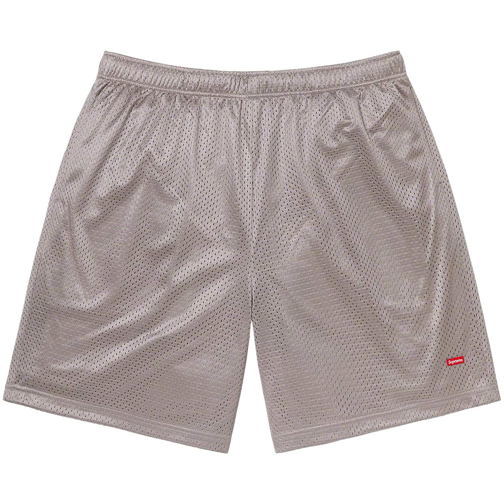 Pre-owned Supreme Small Box Baggy Mesh Short 'grey' | Men's Size Xl