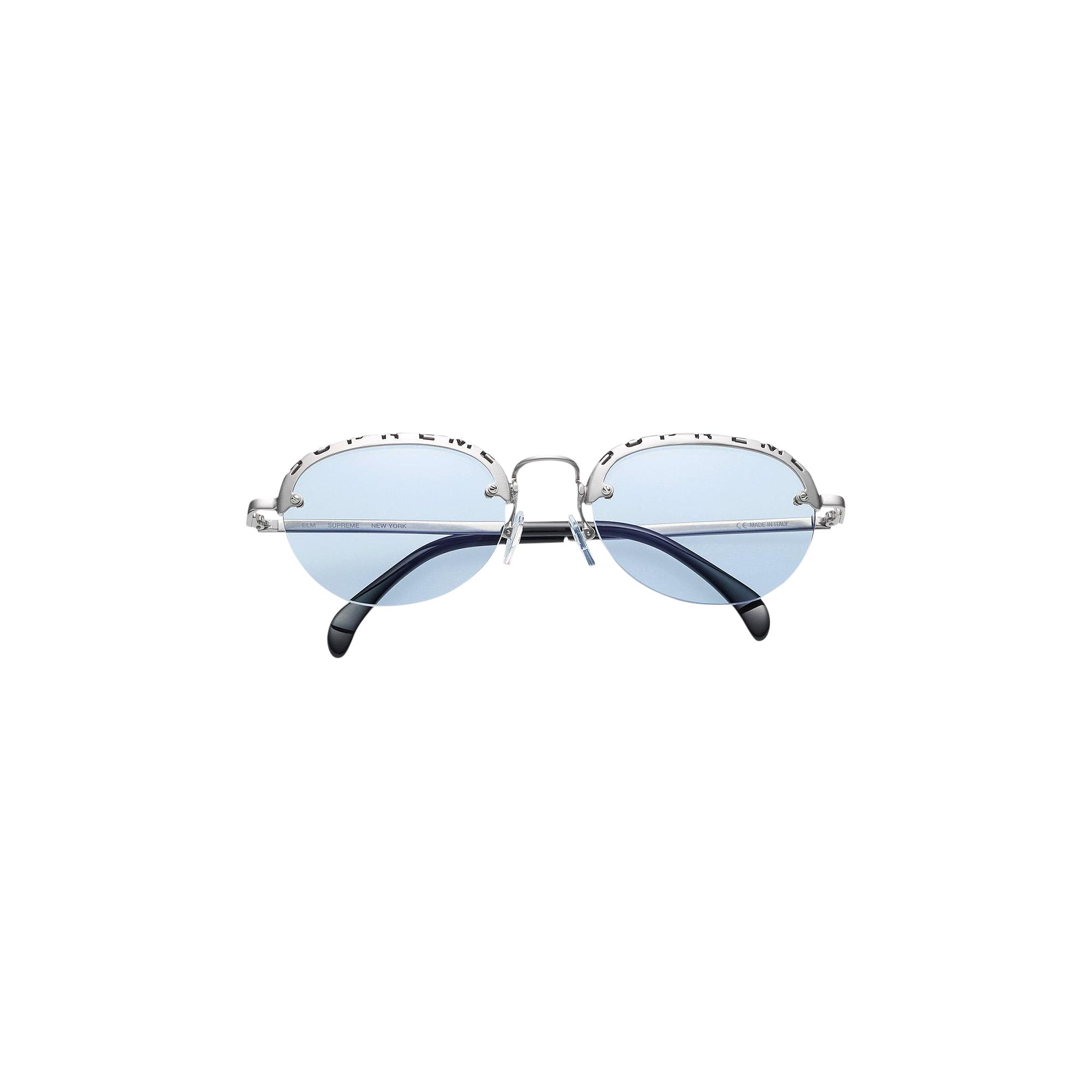 Pre-owned Supreme Elm Sunglasses 'silver' | Men's Size Onesize