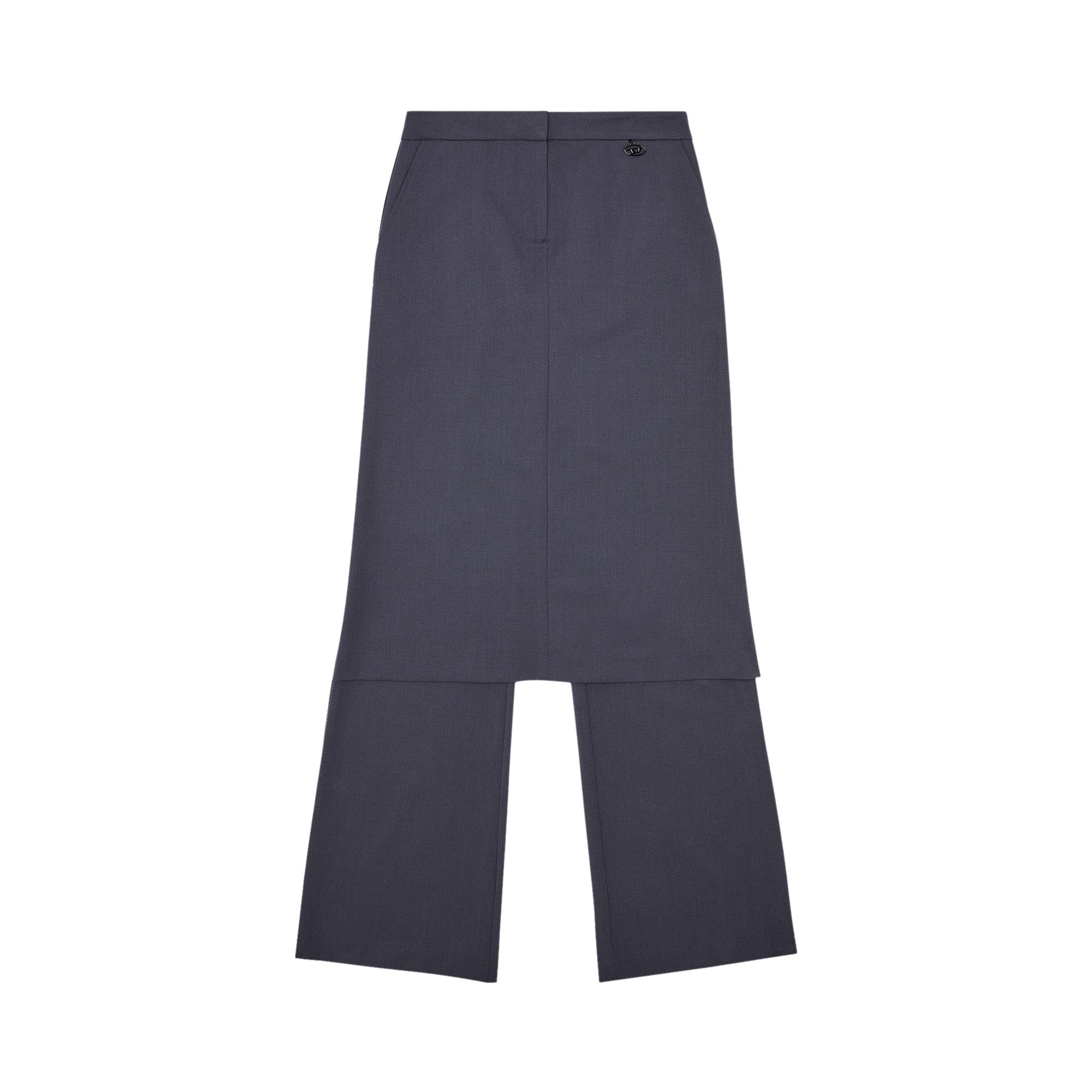 Pre-owned Diesel P-earl Trousers 'dark Grey' | Women's Size 38 In Gray