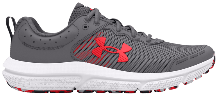 Under Armour Assert 10 AC GS Titan Grey Racer Red