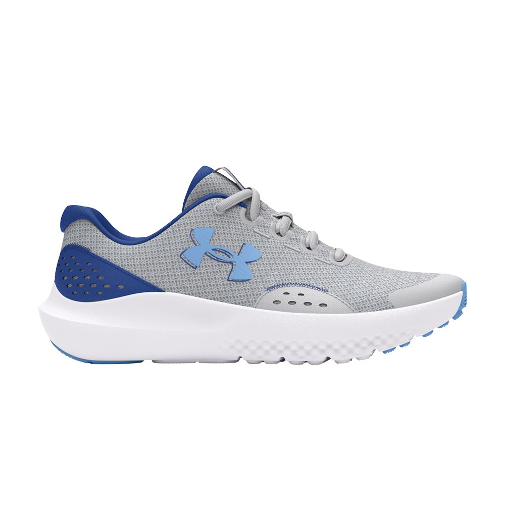 Pre-owned Under Armour Surge 4 Ac Gs 'mod Grey Tech Blue' | Kid's Size 6 In Gray