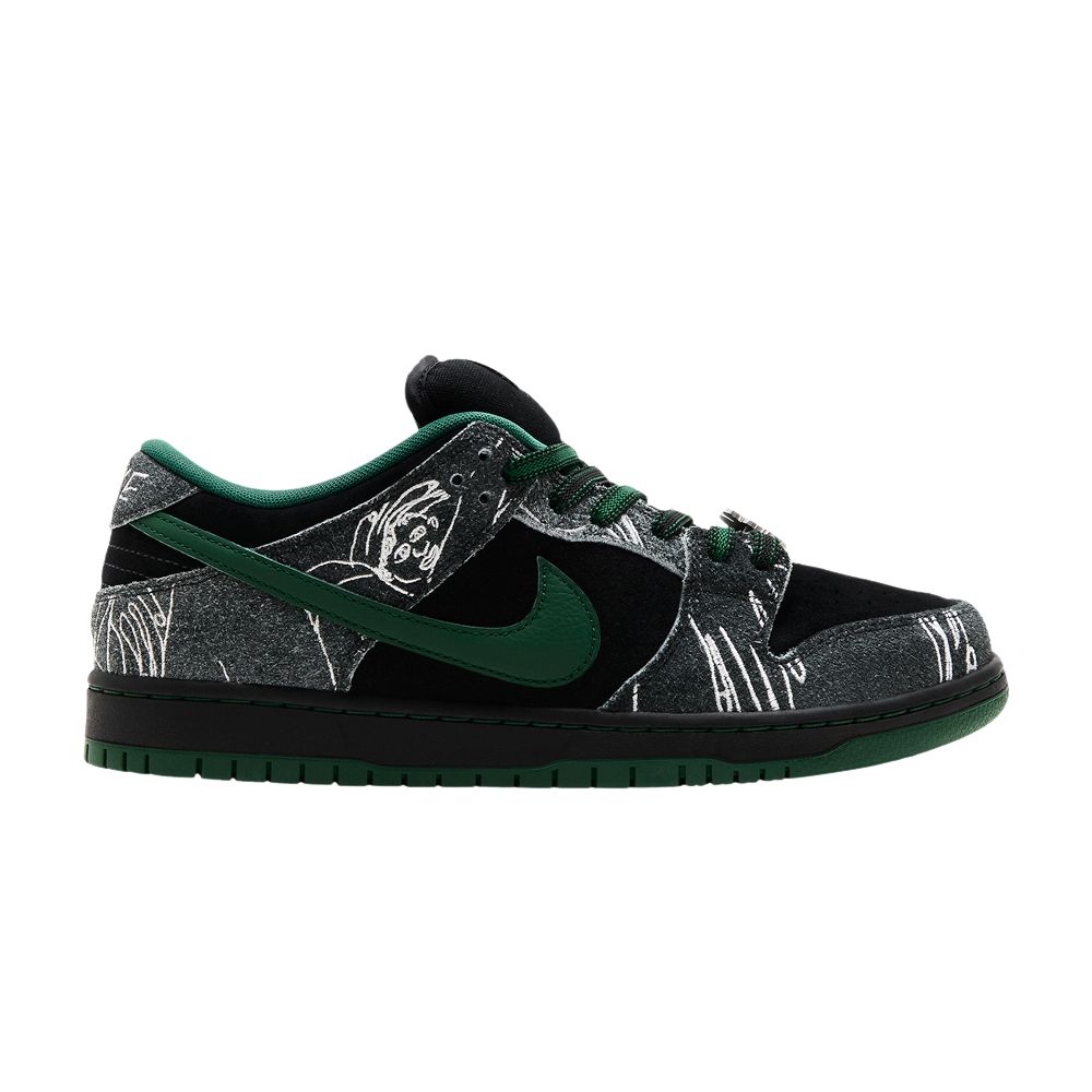 Nike THERE Skateboards x Dunk Low SB 'Ultra Humanized' | Black | Men's Size 5