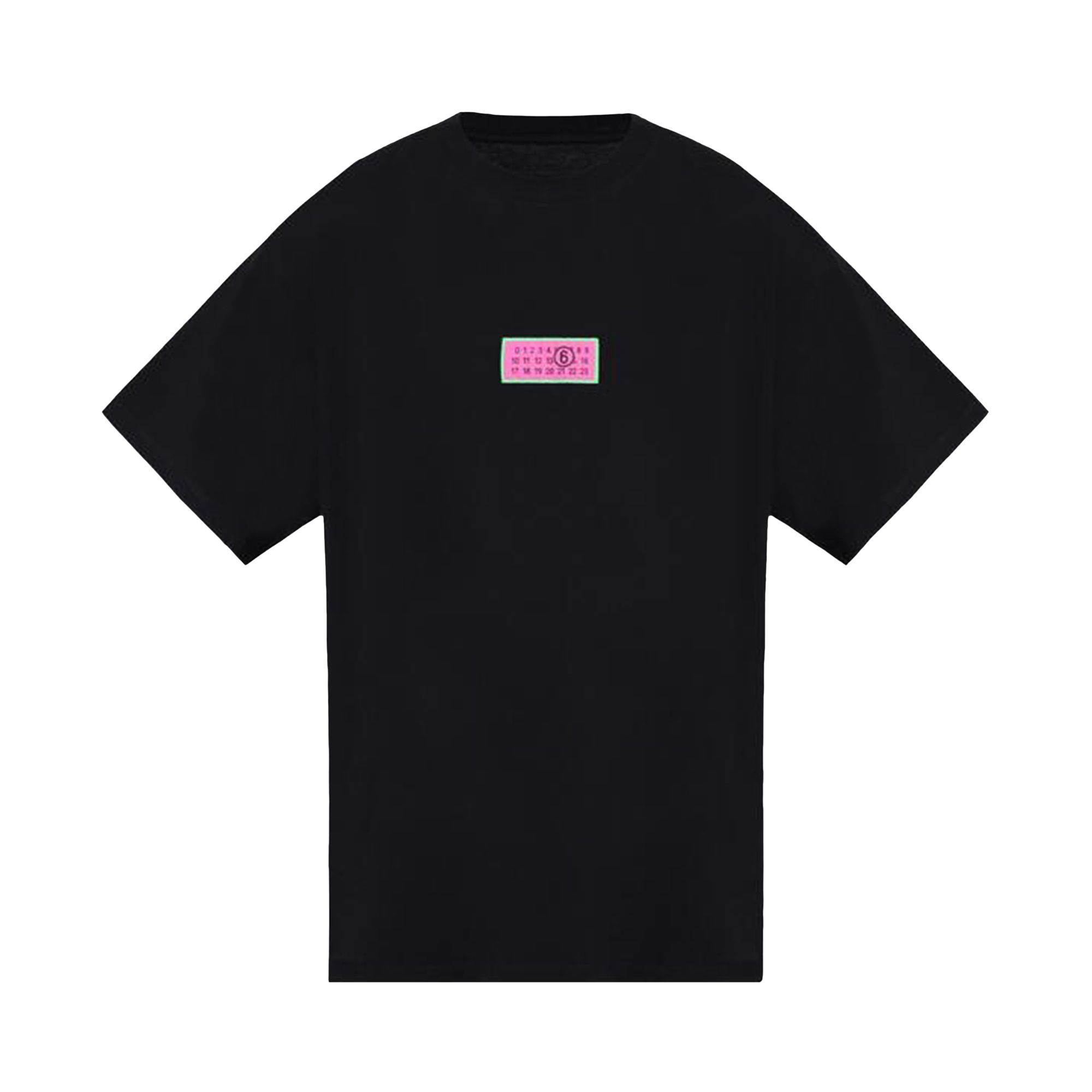 MM6 Maison Margiela Basic Jersey T-Shirt 'Black' | Men's Size L