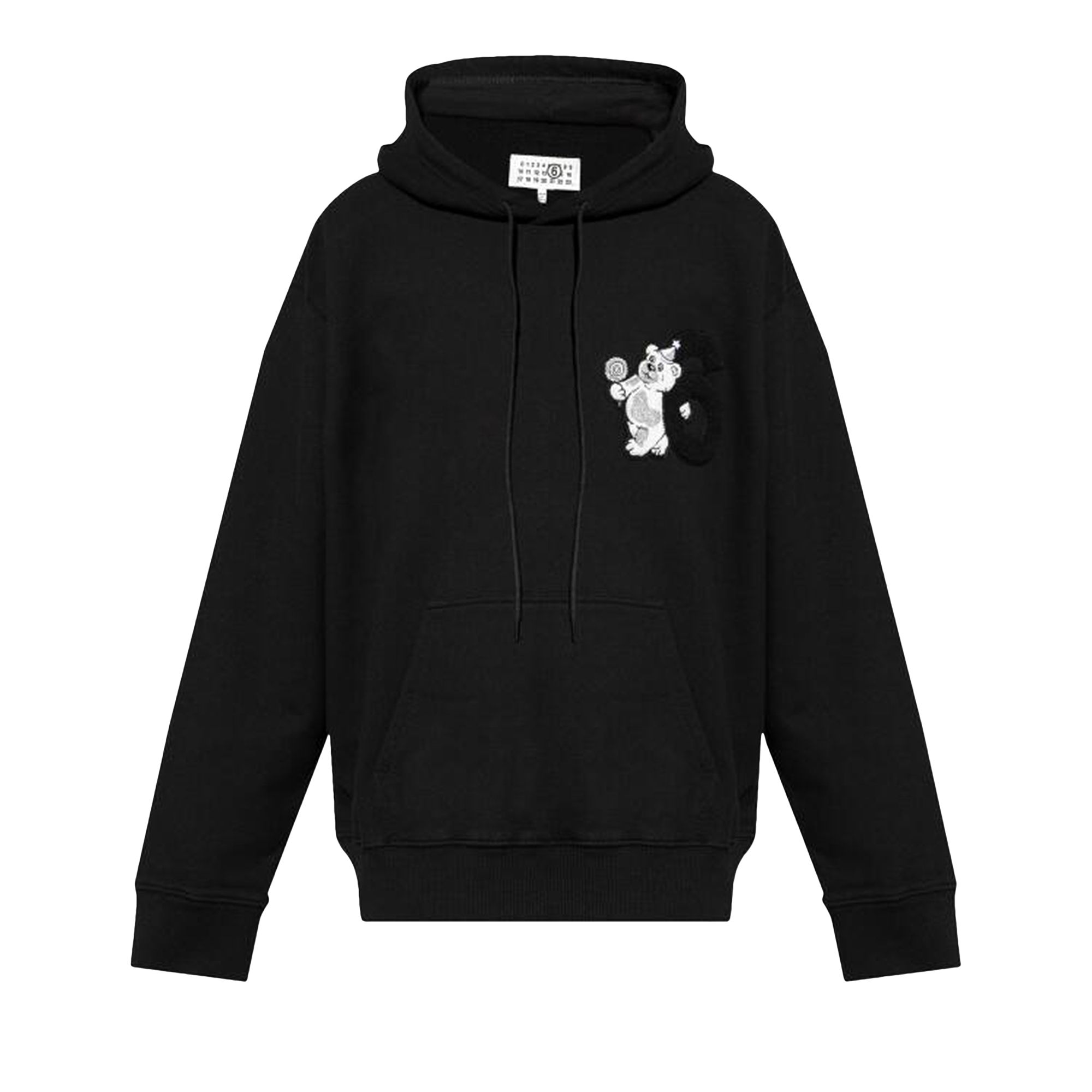 MM6 Maison Margiela Unbrushed Jersey Sweatshirt 'Black' | Men's Size M