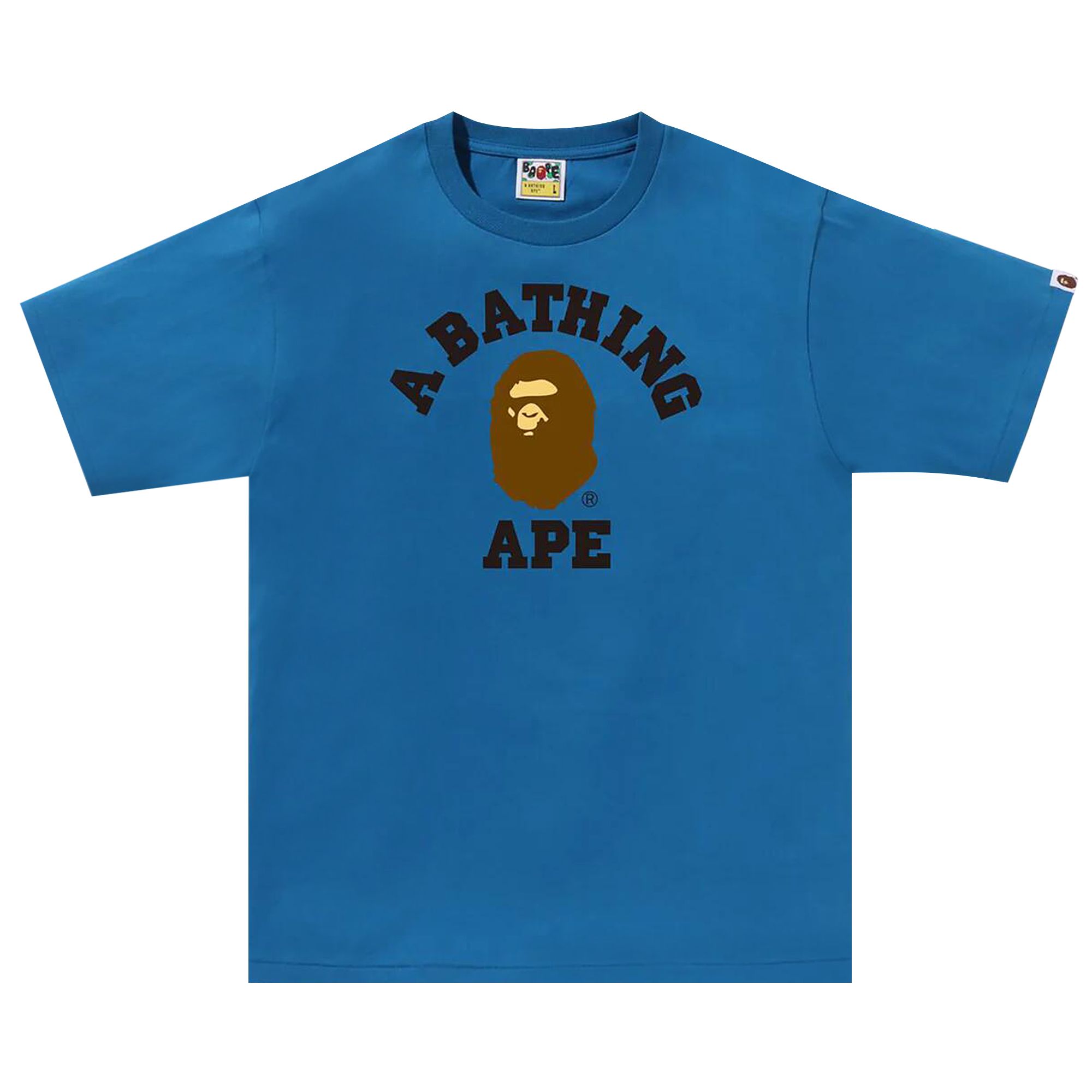 BAPE College Tee 'Blue' | Men's Size S