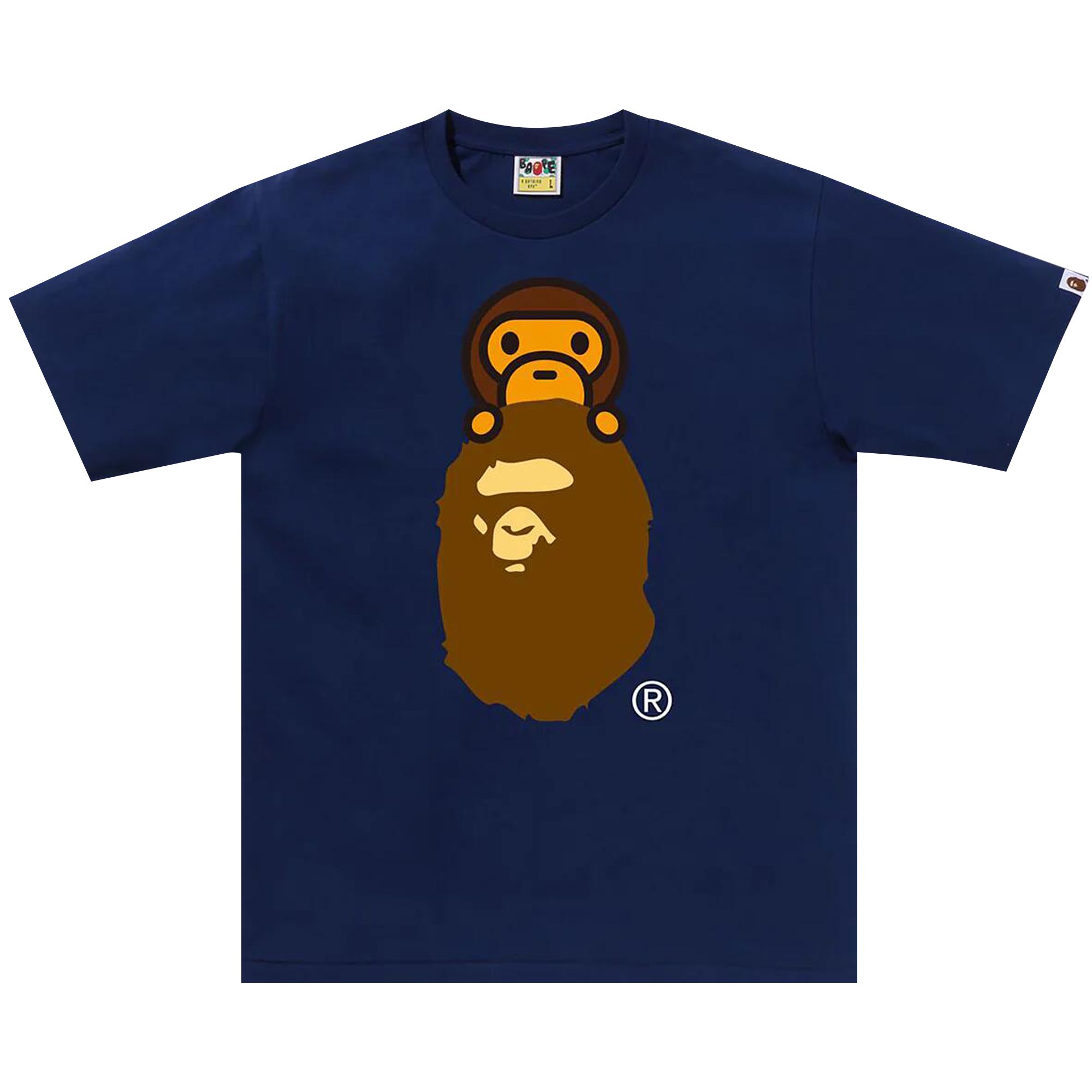 BAPE Milo On Ape Head Tee 'Navy' | Blue | Men's Size XL