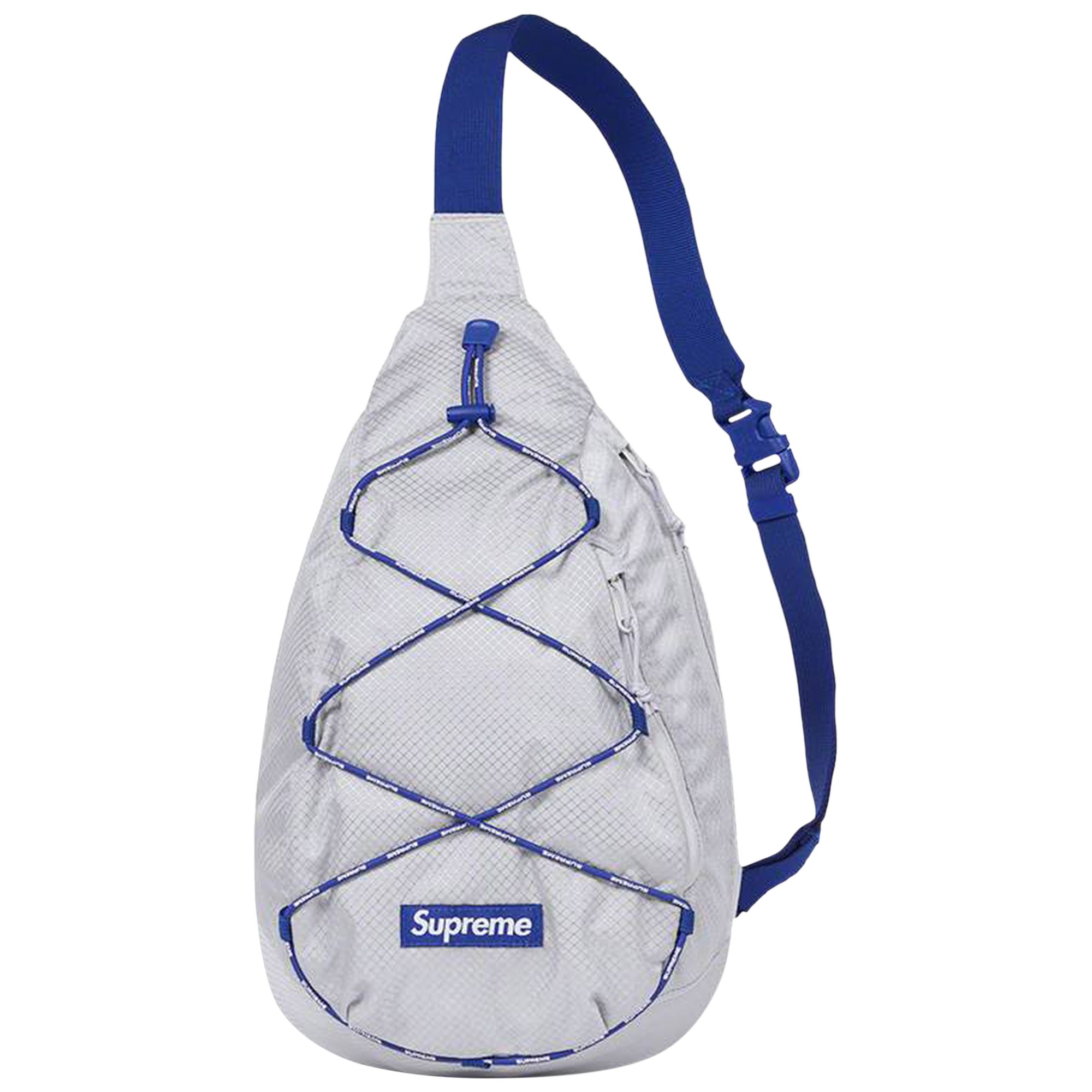 Pre-owned Supreme Sling Bag 'silver'