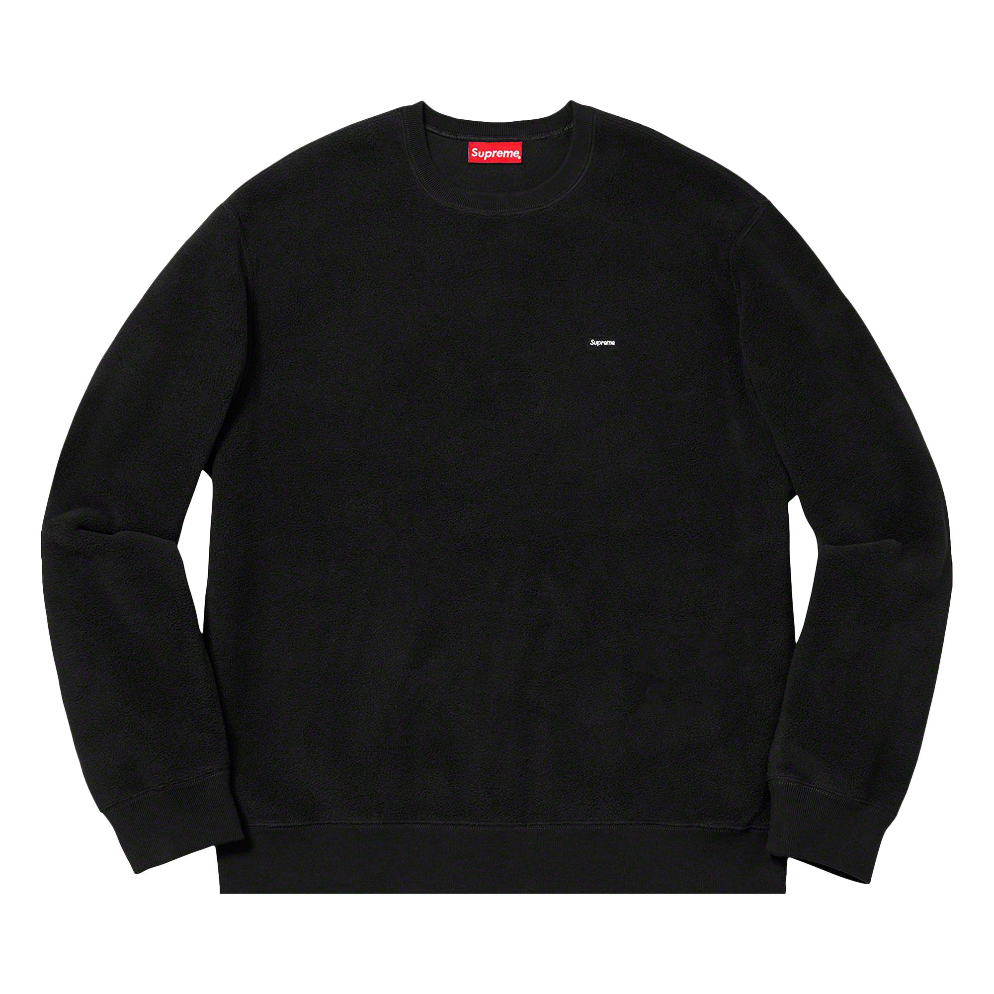 Supreme Small Box Crewneck 'Black' | Men's Size S