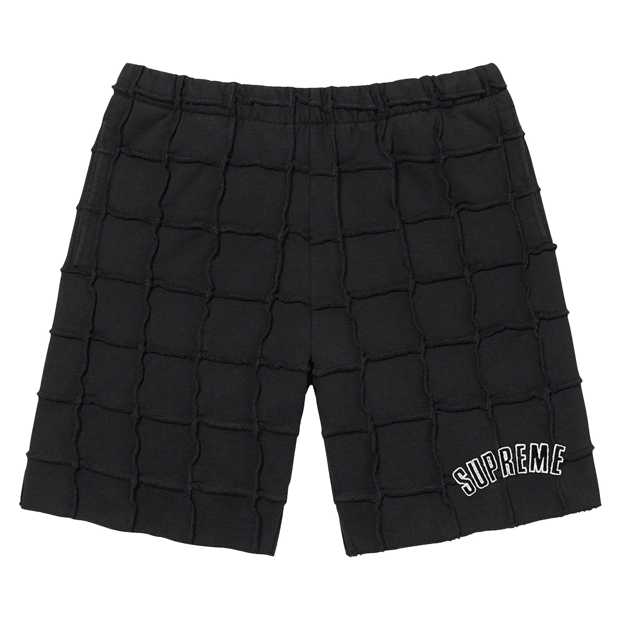 Pre-owned Supreme Reverse Patchwork Sweatshort 'black' | Men's Size S