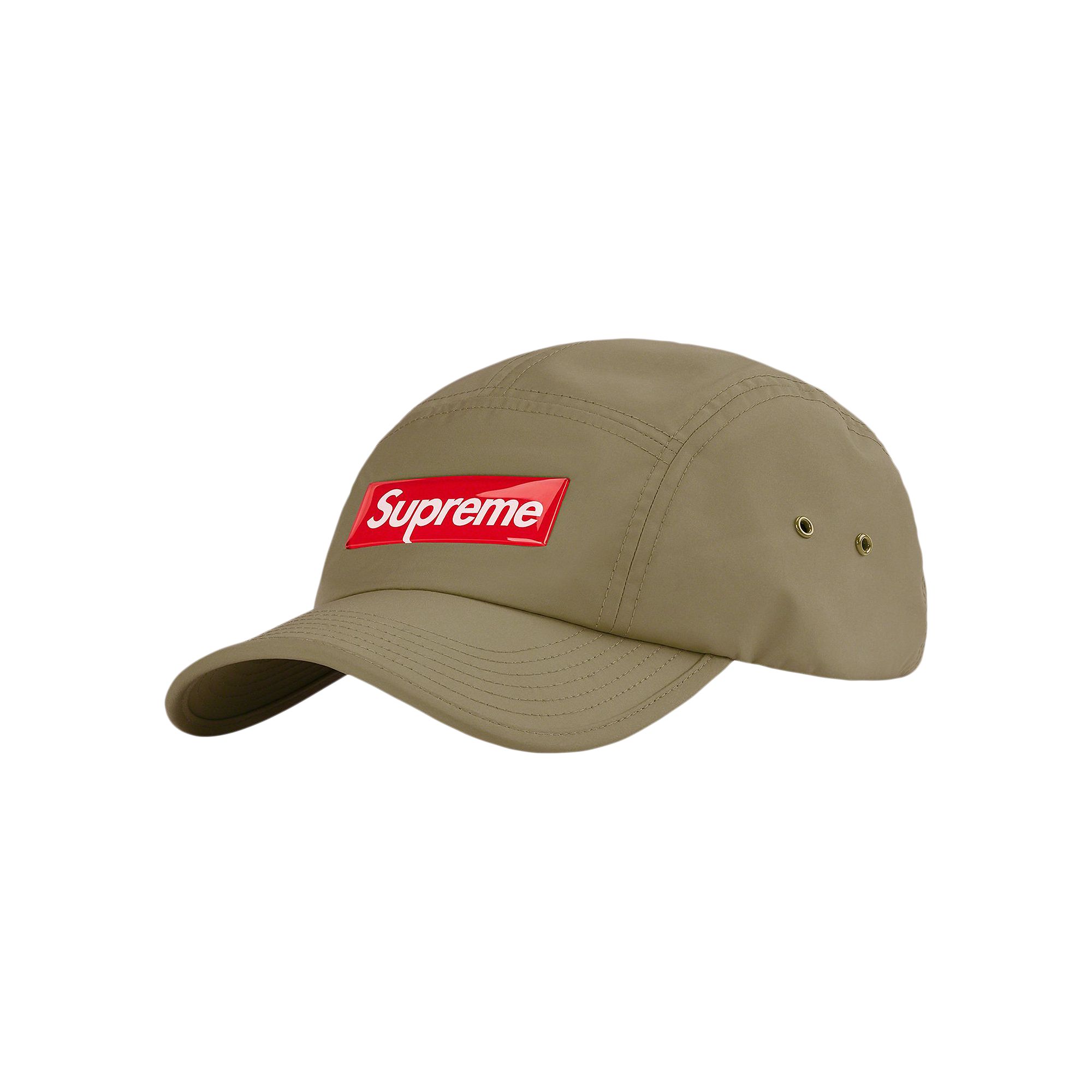 Pre-owned Supreme Inset Gel Camp Cap 'light Olive' | Green | Men's Size Onesize
