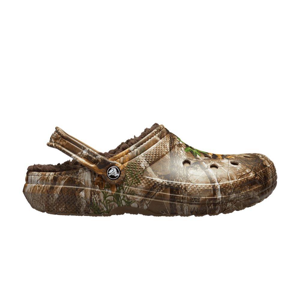 Pre-owned Crocs Realtree X Classic Lined Clog 'edge Camo' In Brown