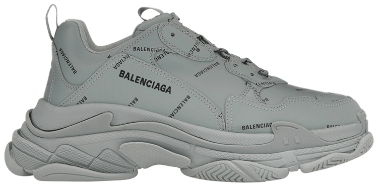 【関税負担】 BALENCIAGA TRIPLE S SNEAKERS Buy Balenciaga Triple S Sneaker 'Allover Logo - Grey' 2024