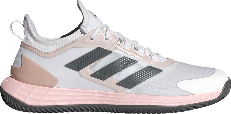 Wmns Adizero Ubersonic 41 White Grey Sandy Pink