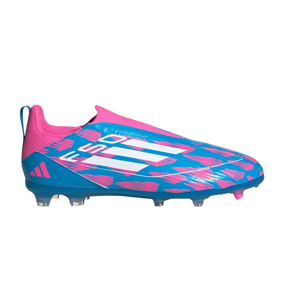 adidas Adizero F50 League Laceless MG K 'Reemergence Pack' | Blue | Kid's Size 5.5 - IH8056
