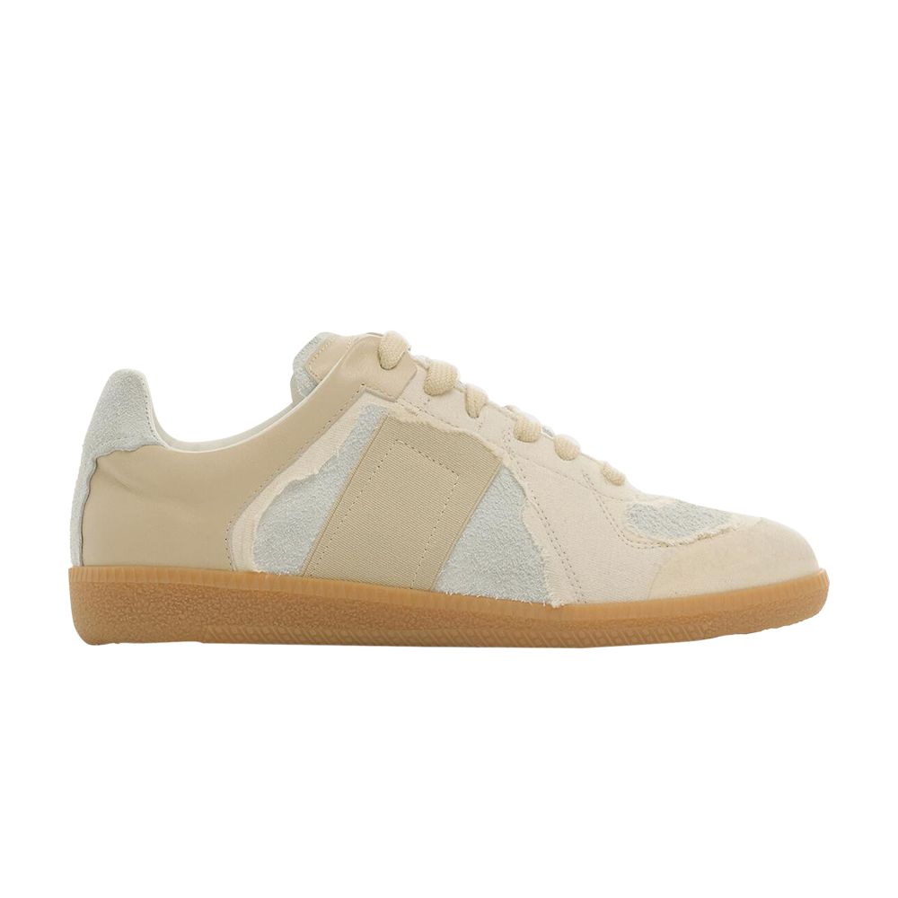 Pre-owned Maison Margiela Wmns Replica Inside Out Low 'reversed Replica' | Cream | Women's Siz In White