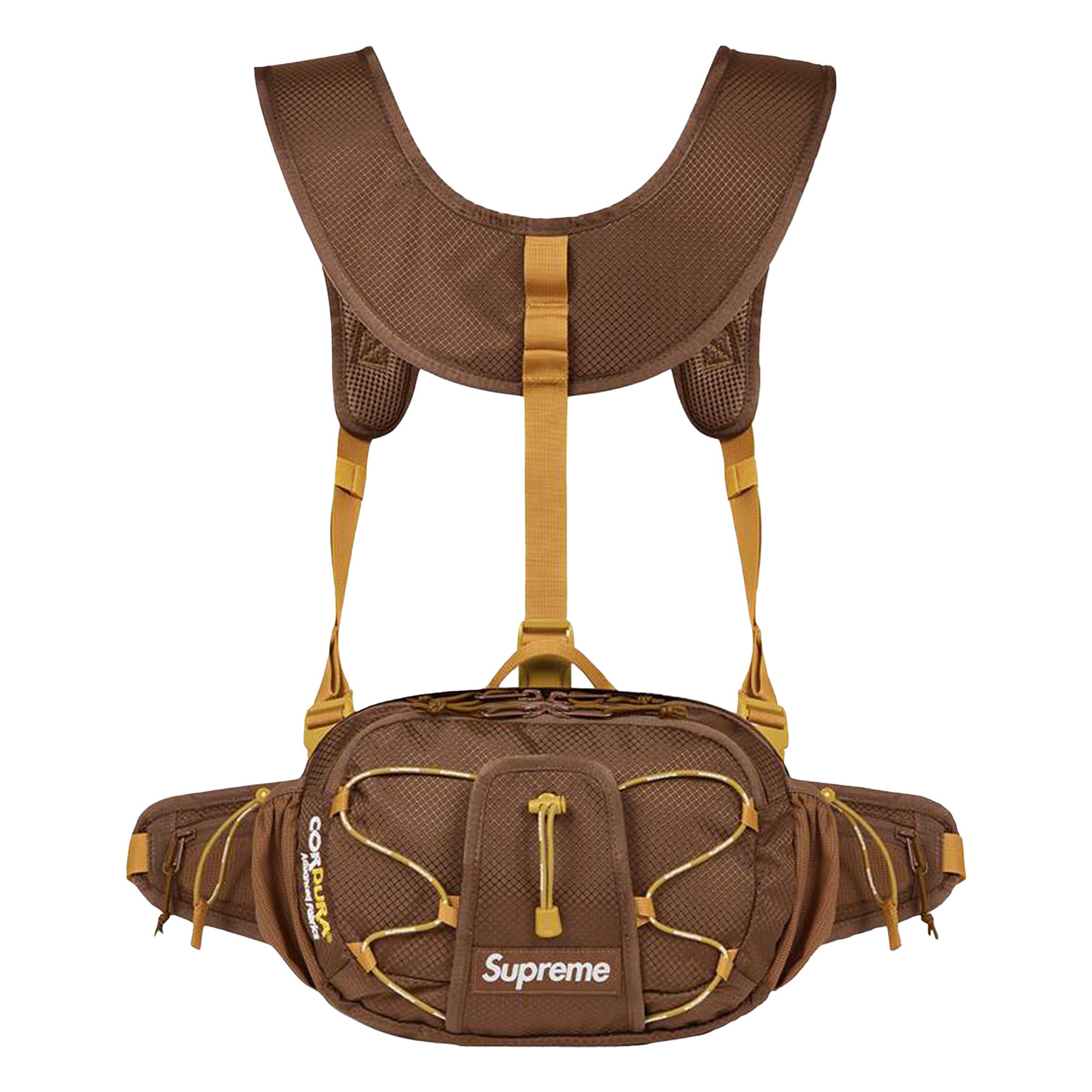 Click to view more detailed imagery on our partner's website Pre-owned Supreme Harness Waist Bag 'brown'