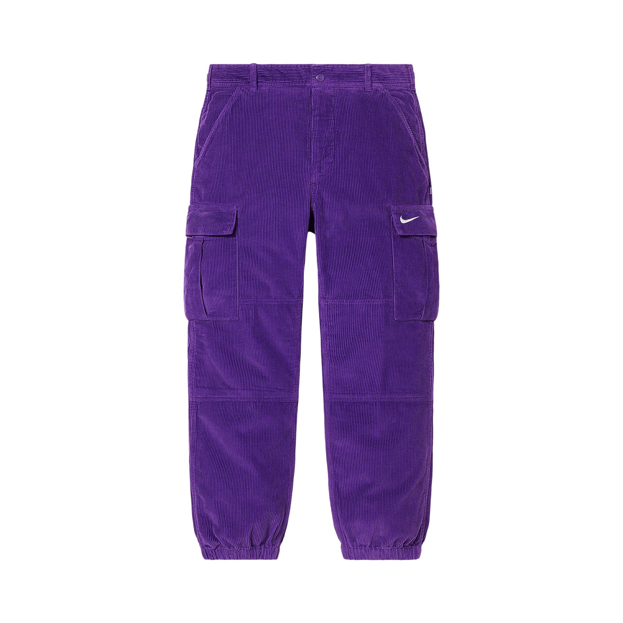 Supreme x Nike Arc Corduroy Cargo Pant 'Purple' | Men's Size M