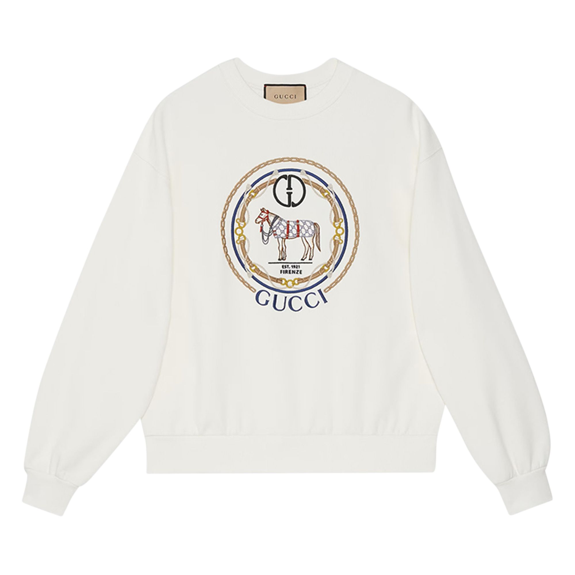 Pre-owned Gucci Sweatshirt 'sunlight/multicolor' | White | Men's Size S