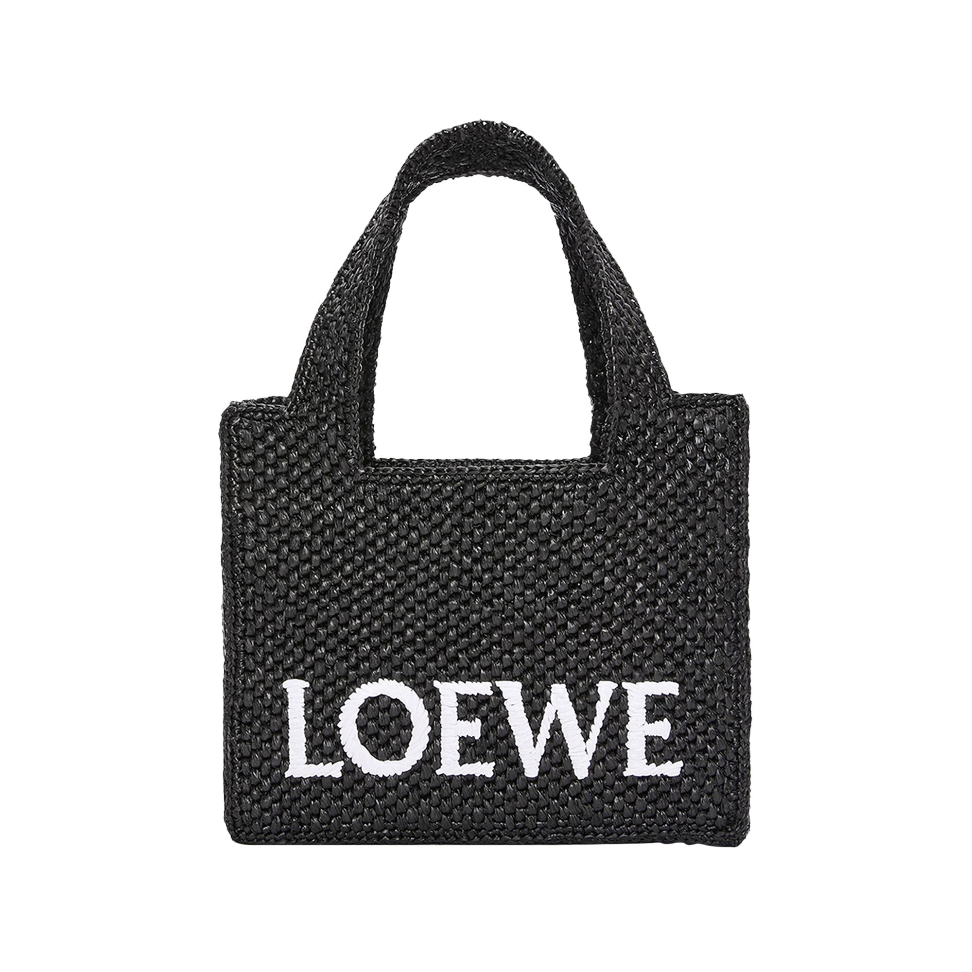 Loewe Font Tote Mini Bag 'Black' | Women's Size Onesize
