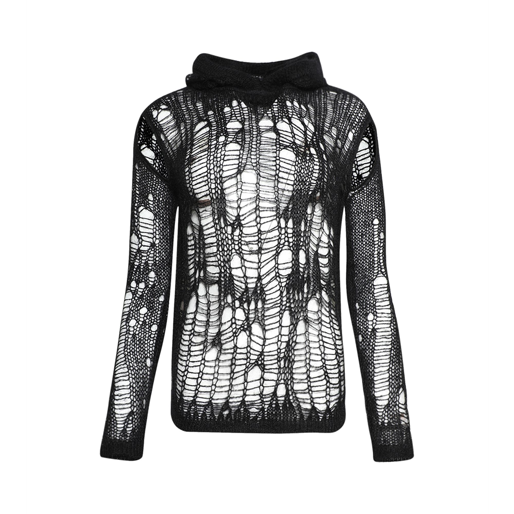 Pre-owned Rick Owens Spider Hoodie 'black'