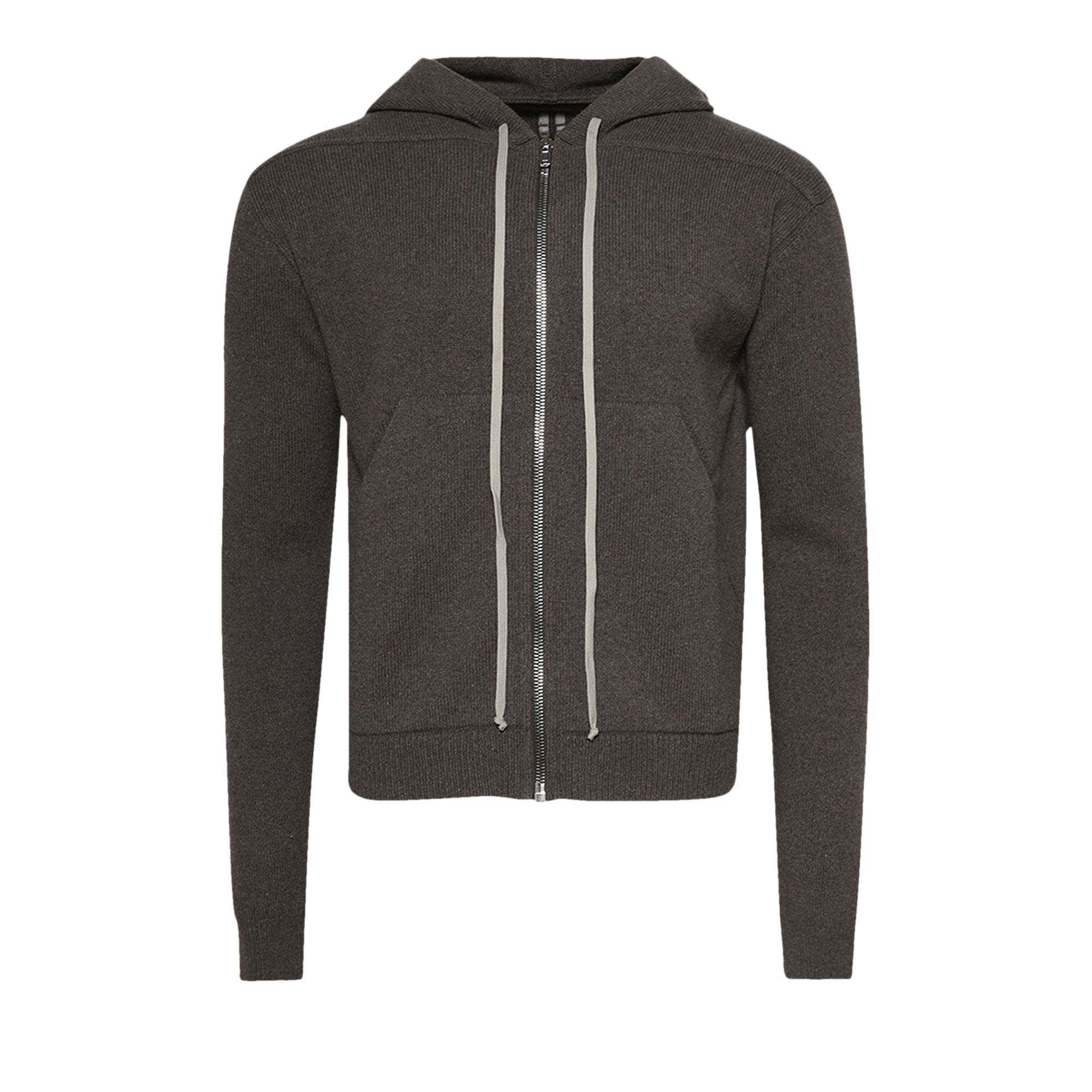 Pre-owned Rick Owens Zipped Hoodie 'dust' | Grey | Men's Size L In Gray