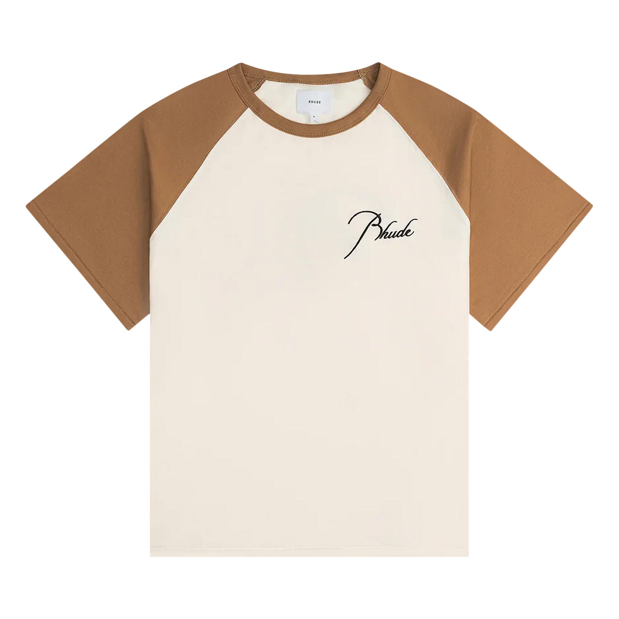 Rhude Raglan Tee 'Vintage Red/Vintage White' | Men's Size XL