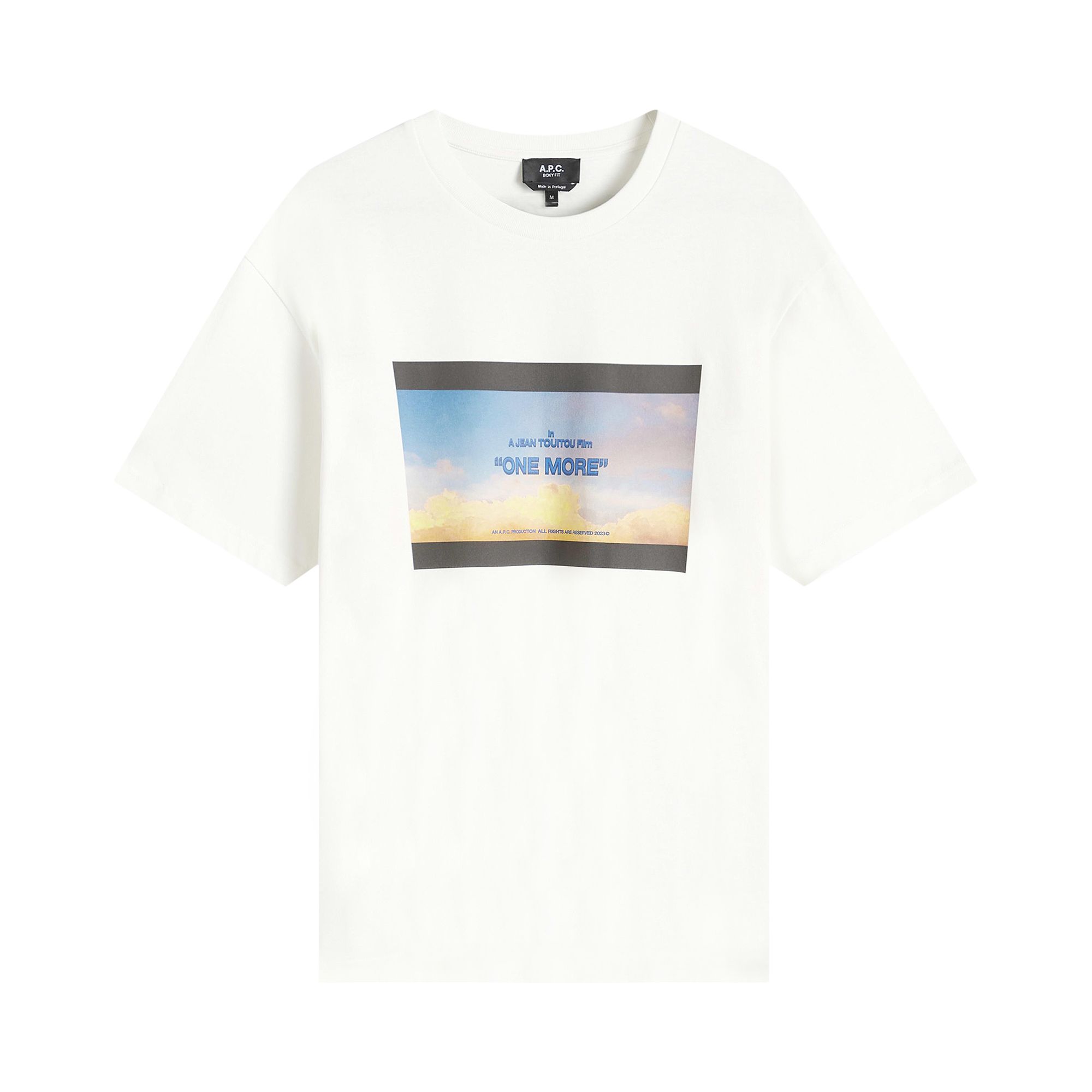 Pre-owned Apc A.p.c. Boxy Leo T-shirt 'white' | Men's Size Xl