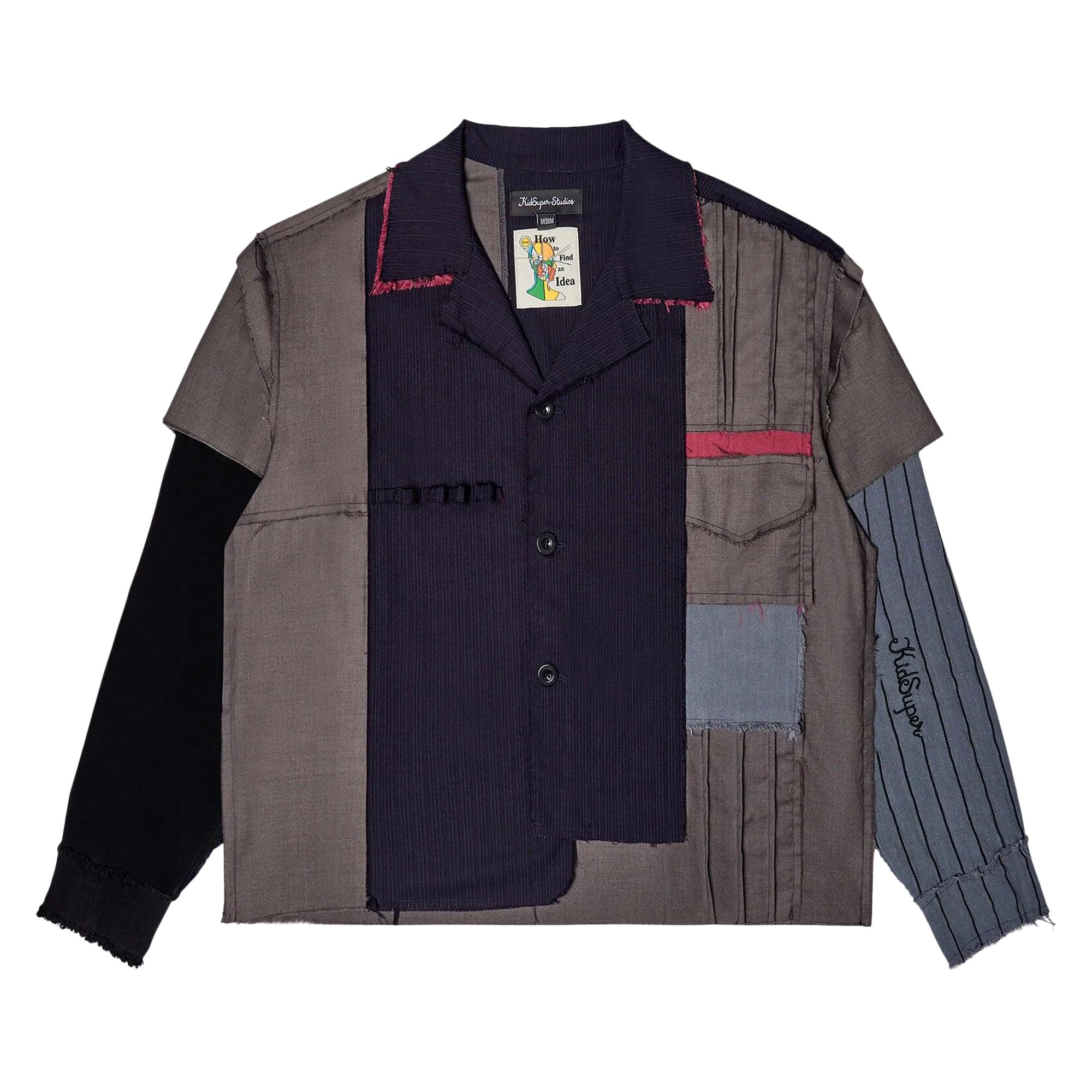 KidSuper Distressed Suit Top 'Multicolor' | Multi-Color | Men's Size L