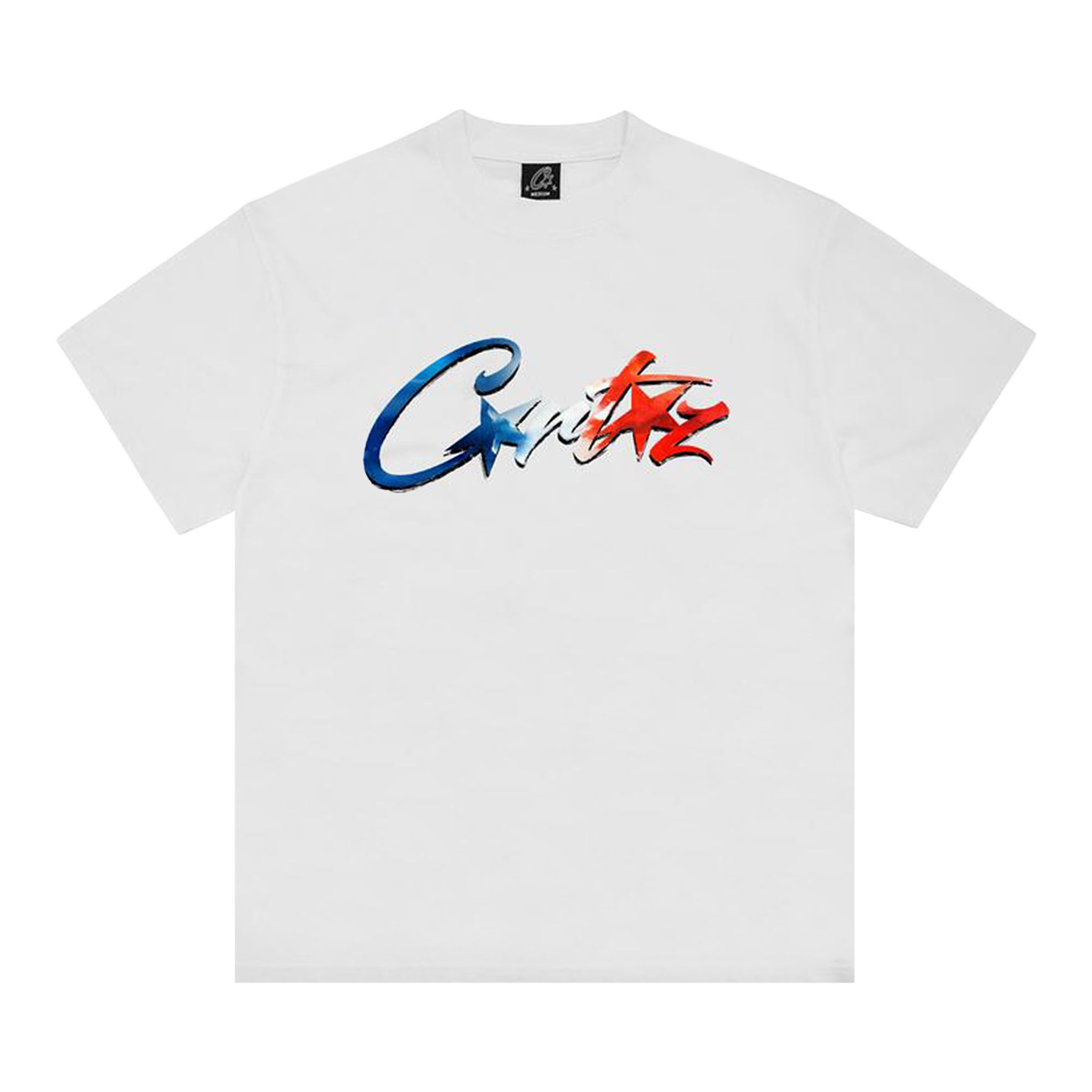 Pre-owned Corteiz Francais Allstarz Tee *new Blank* 'white' | Men's Size M