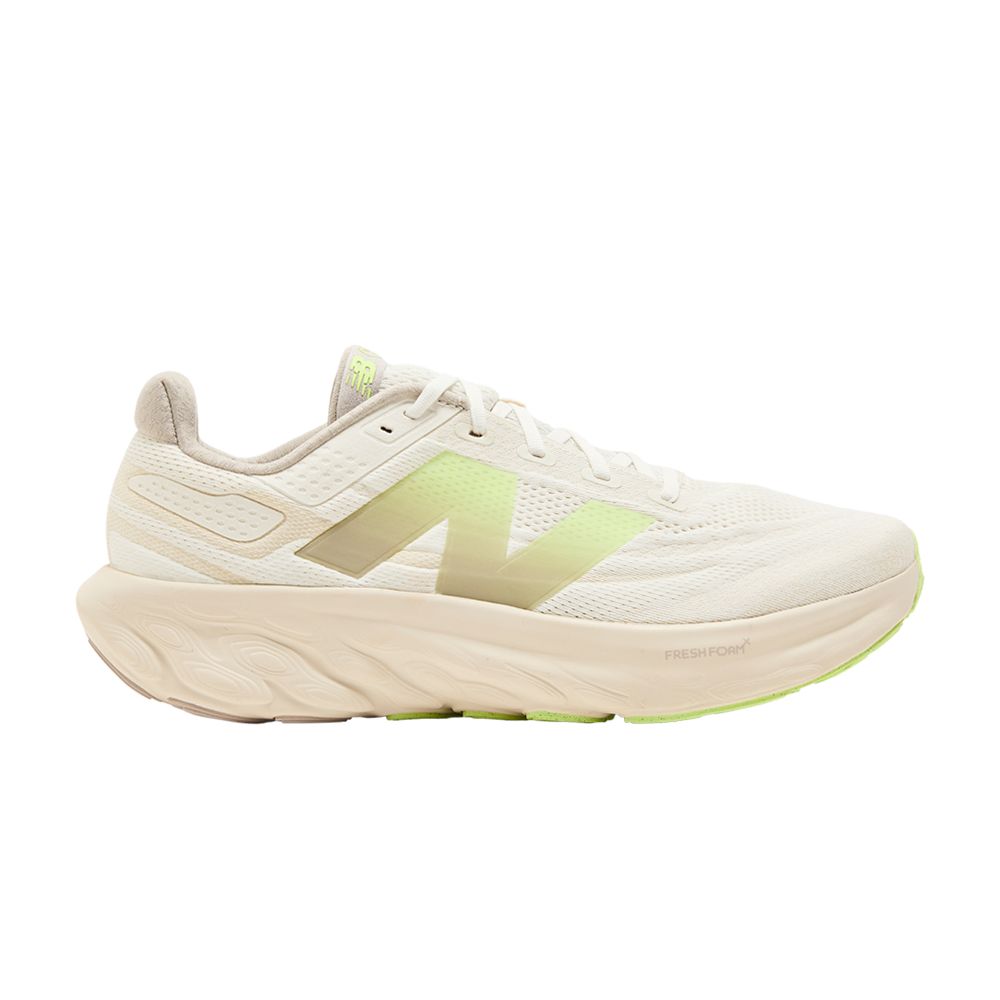 Pre-owned New Balance Fresh Foam X 1080v13 2e Wide 'moonrock Bleached Lime Glo' | Cream | Men's Size 13