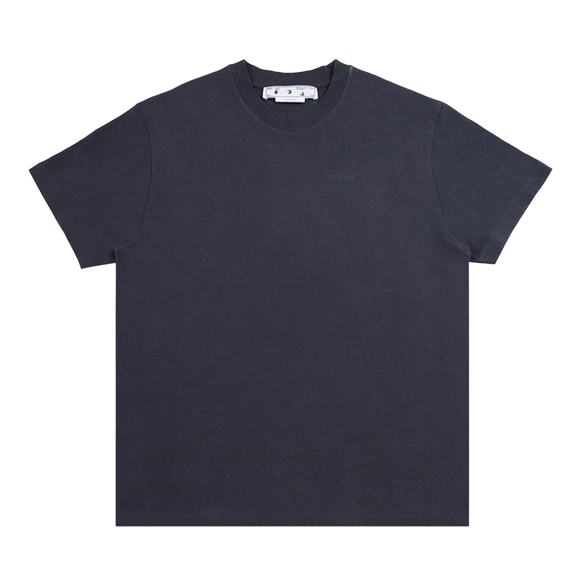Pre-owned Off-white Diag Tab Over Short-sleeve Tee 'outer Space' In Blue