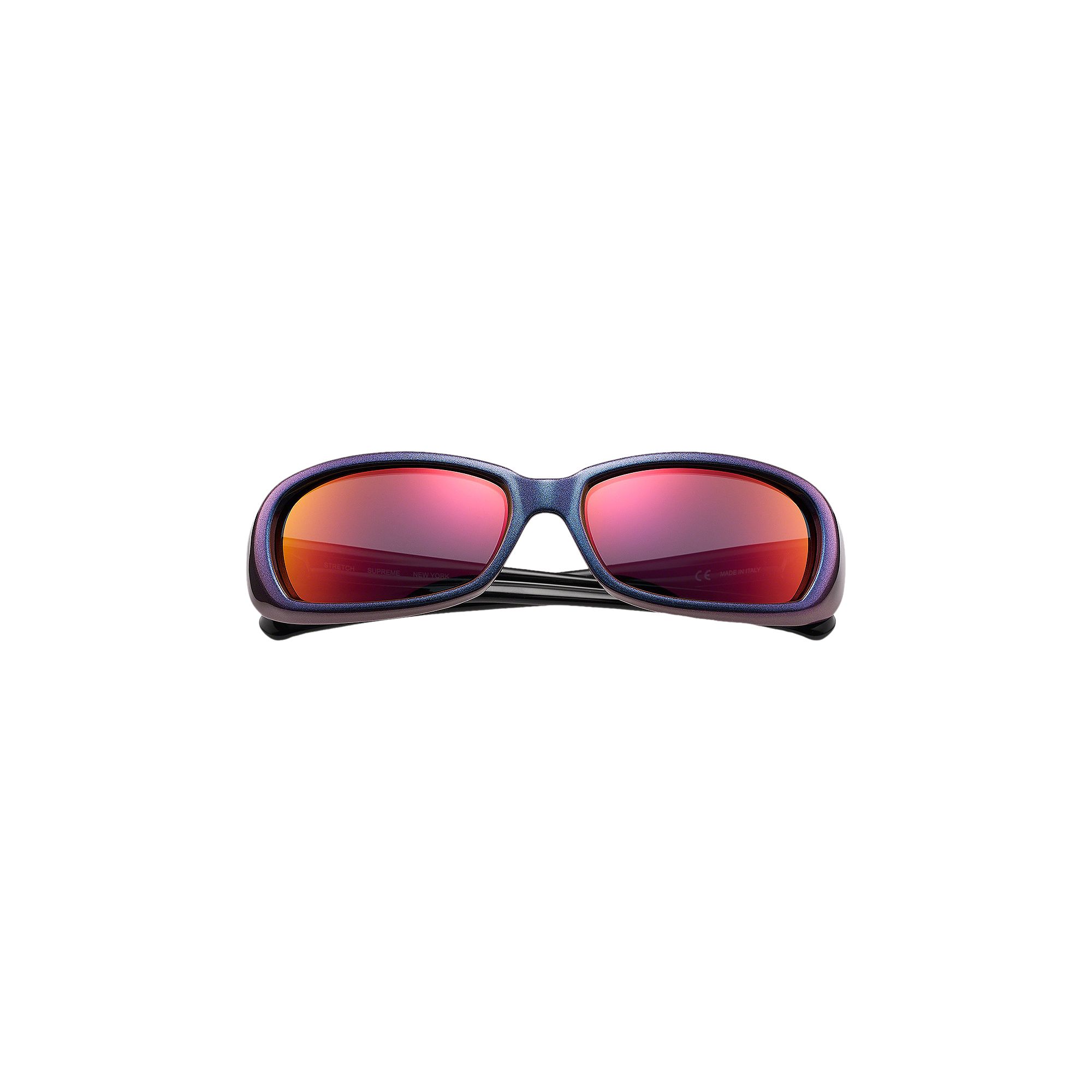 Pre-owned Supreme Stretch Sunglasses 'iridescent Purple' | Men's Size Onesize