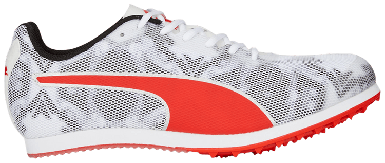 Puma evoSpeed Star 8 Big Kid White Black Red