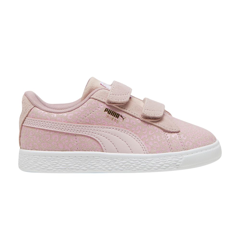 Pre-owned Puma Suede Classic Lf Little Kid 'cheetah - Mauve Mist' | Pink | Kid's Size 2
