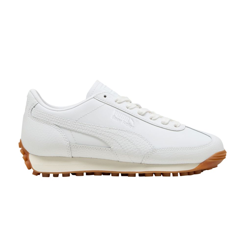 Pre-owned Puma Easy Rider Leather Big Kid 'white Gum' | Kid's Size 6.5