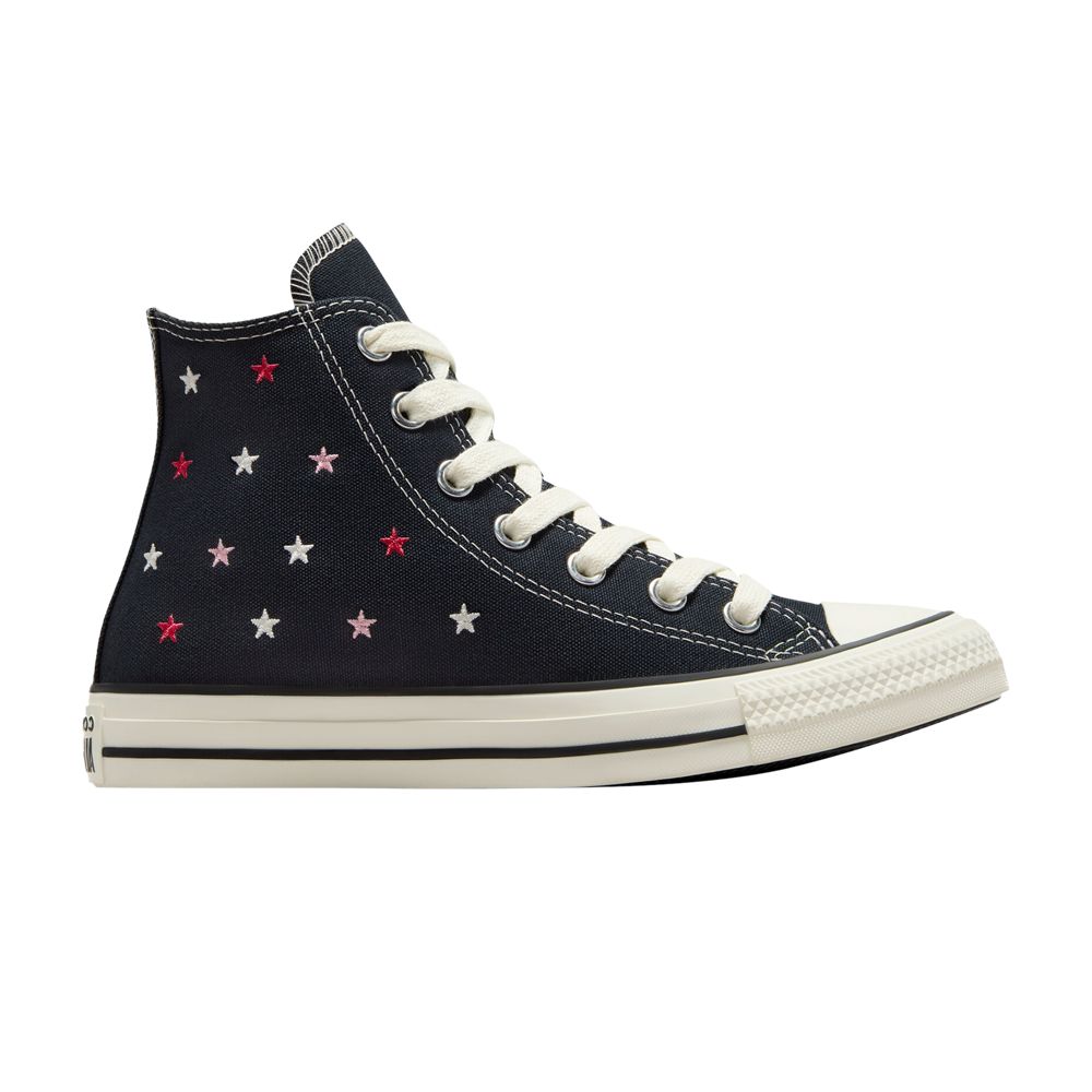Converse Chuck Taylor All Star High 'Embroidered Stars - Total Eclipse' | Black | Men's Size 3 - A12206F