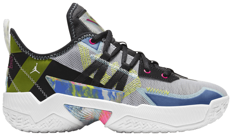 Air Jordan One Take 2 GS Wolf Grey Aurora Green