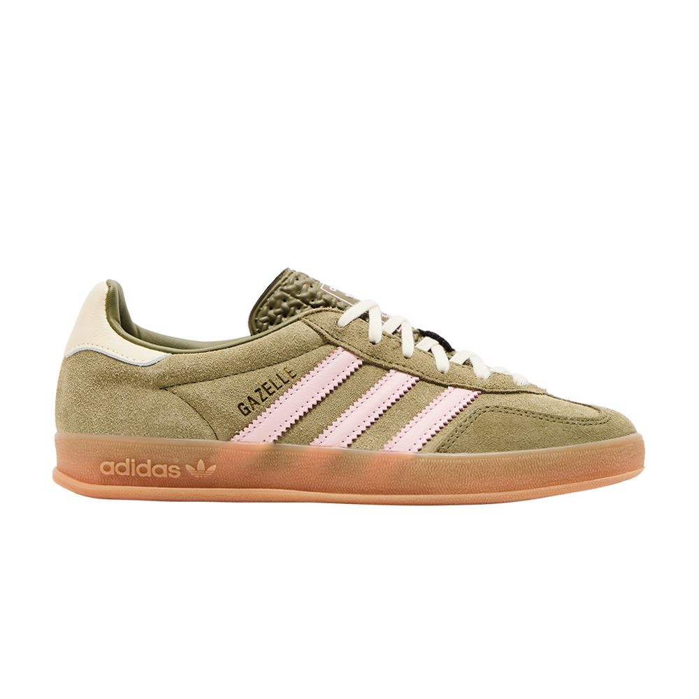 adidas Wmns Gazelle Indoor 'Focus Olive Clear Pink' | Green | Women's Size 10