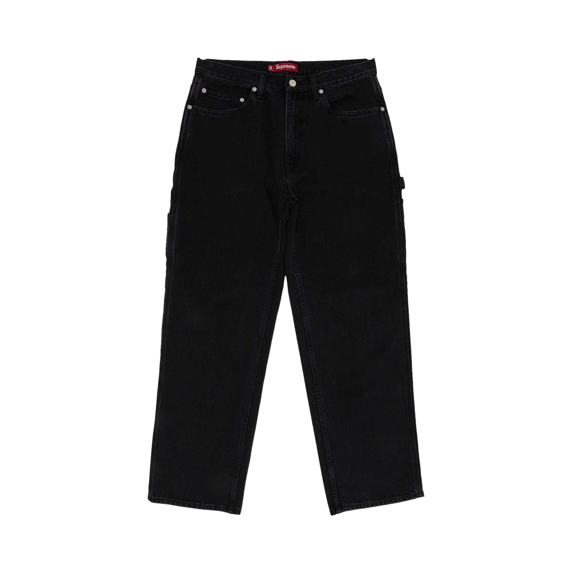 Pre-owned Supreme Denim Painter Pant 'black'