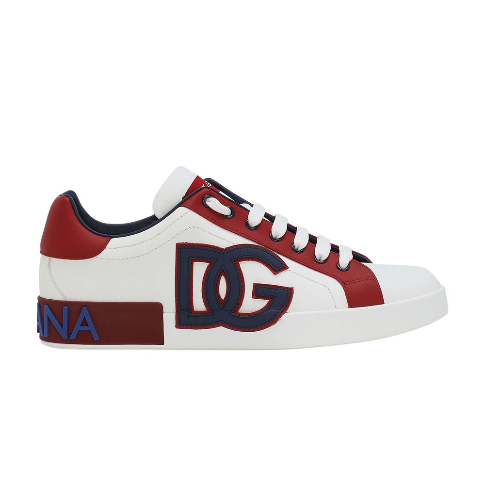 Pre-owned Dolce & Gabbana Portofino 'white Red Blue' | Men's Size 41