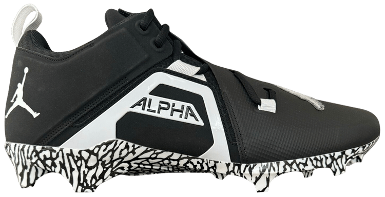 Air Jordan Alpha Menace Pro 3 Low Black White