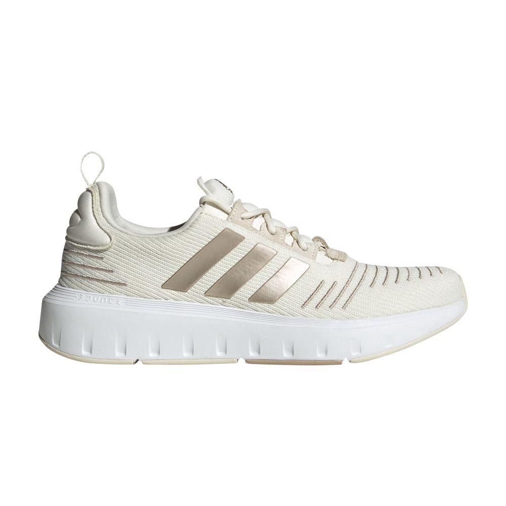 adidas Wmns Swift Run 'Off White Wonder Gold Metallic' | Cream | Women's Size 9 - IG4717