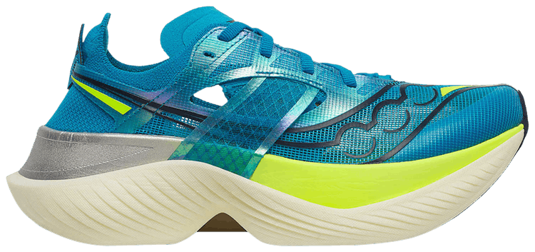 Saucony Wmns Endorphin Elite Viziblue Citron