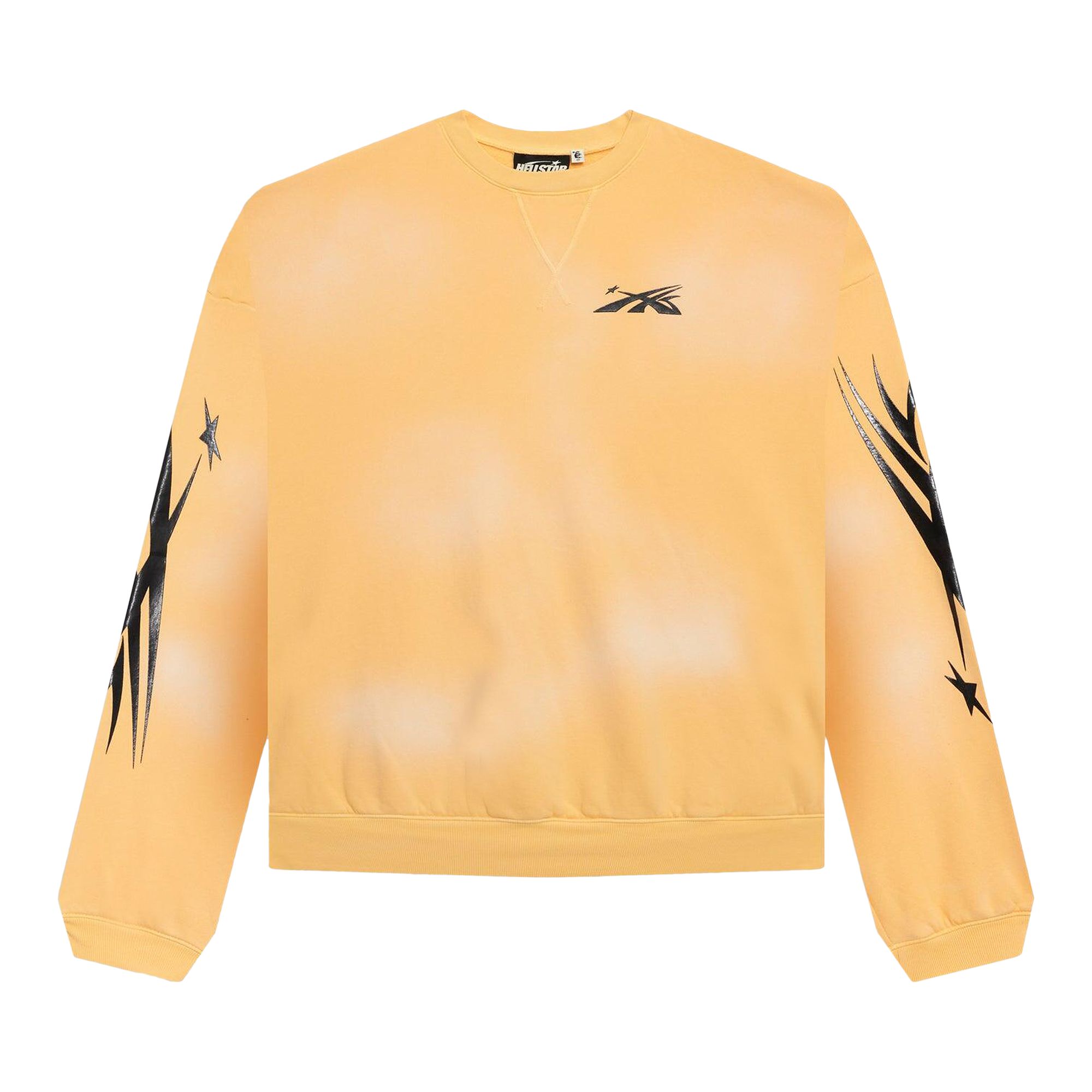 Pre-owned Hellstar Sports Crewneck 'yellow'