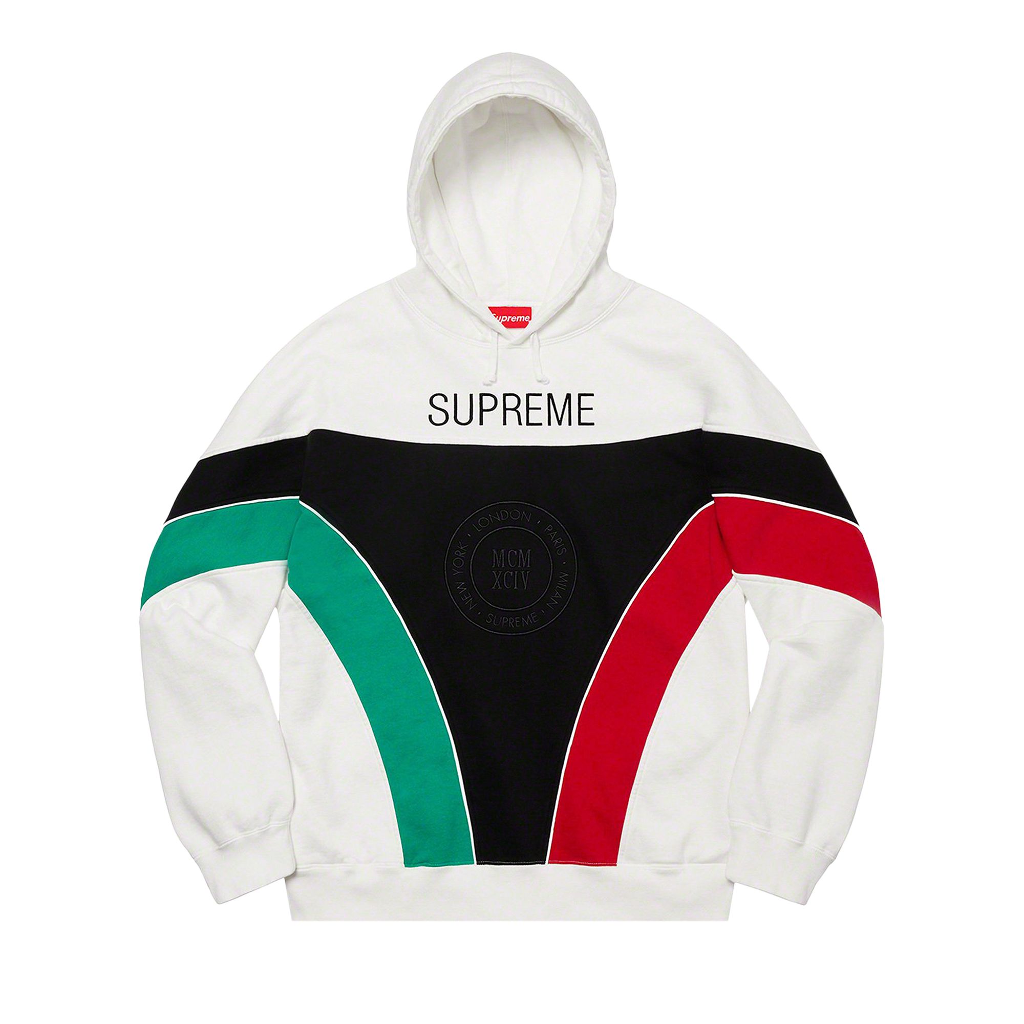 Pre-owned Supreme Milan Hooded Sweatshirt 'white'