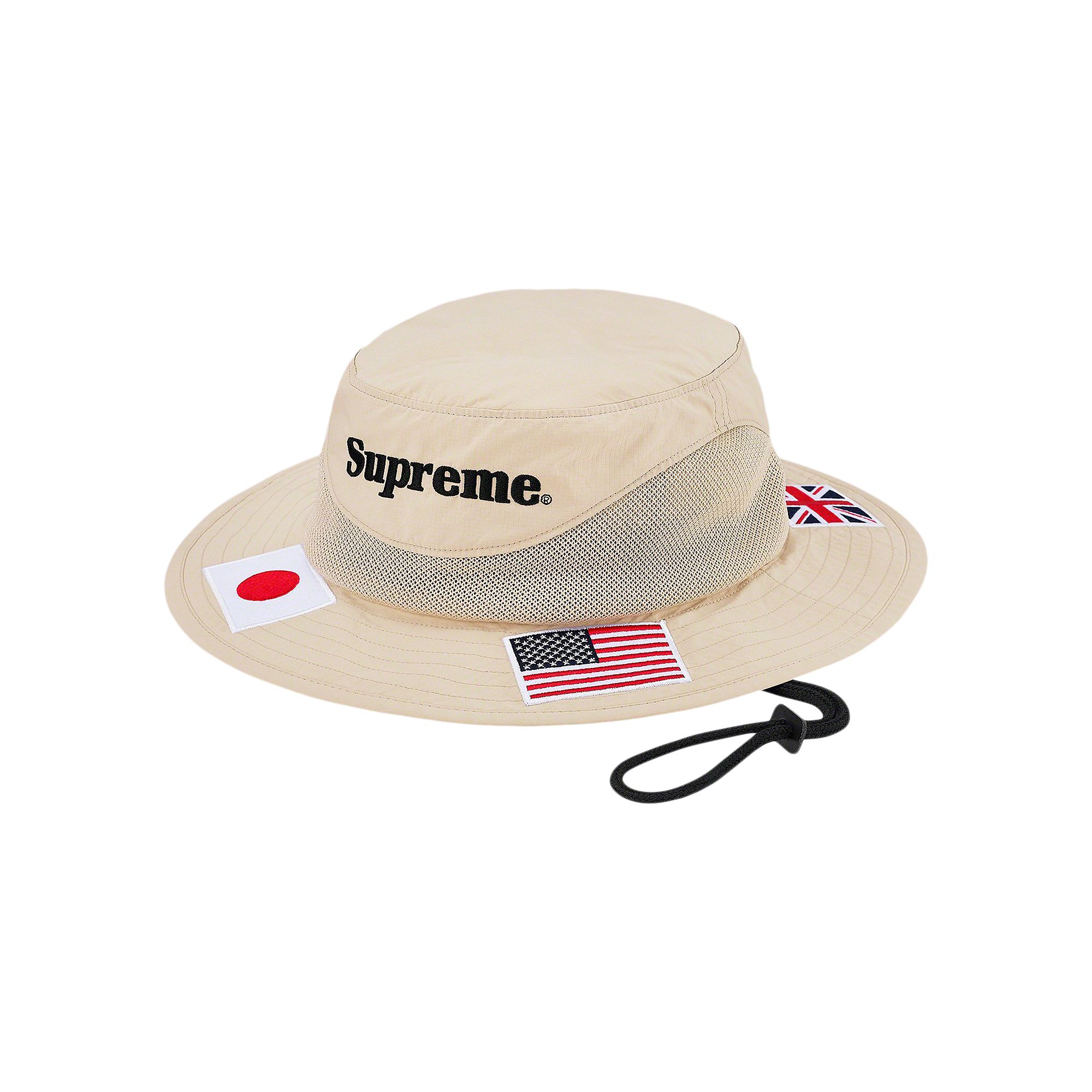 SUPREME SUPREME FLAGS BOONIE 'TAN'