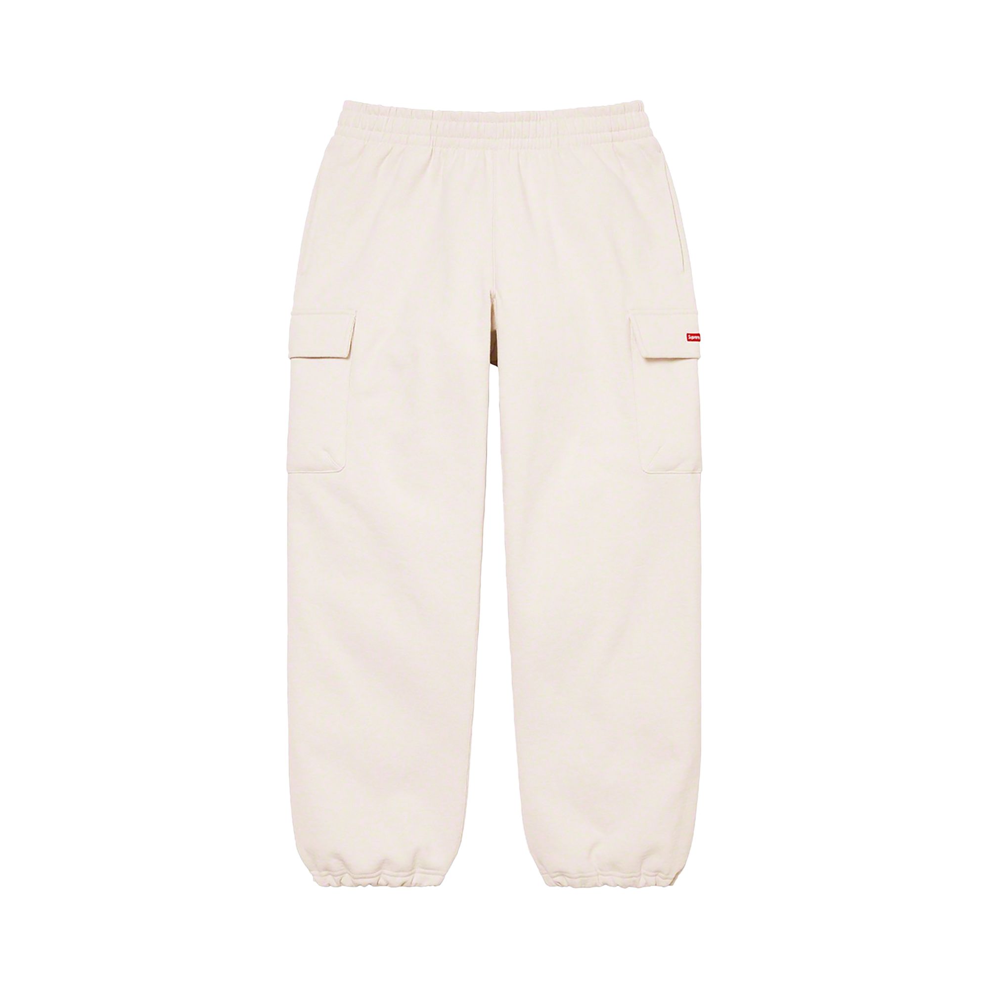 Pre-owned Supreme Small Box Cargo Sweatpant 'clay' In Cream