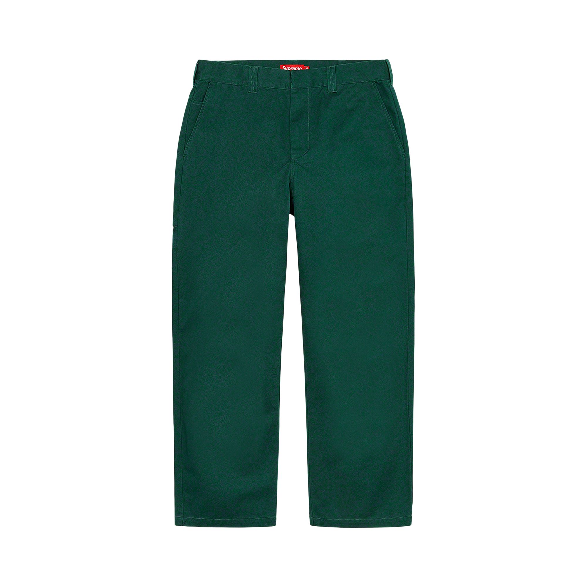 Pre-owned Supreme Work Pant 'dark Pine' | Green | Men's Size 34